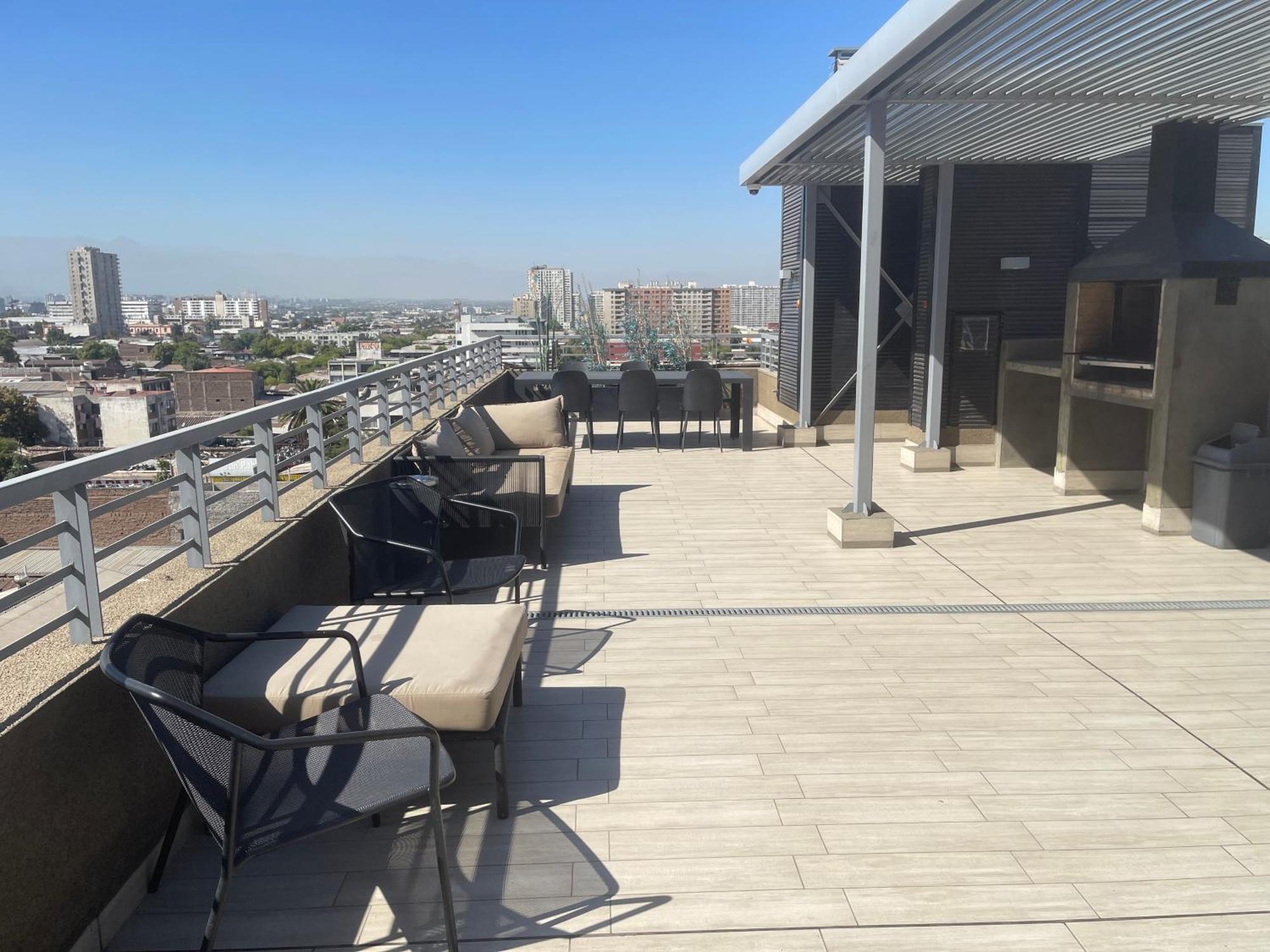Apartamento En Santiago Centro Cerca De Movistar Arena, Caupolican Exterior foto